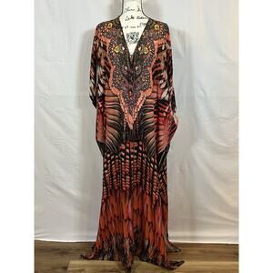 Shahida Parides Embellished Maxi Dress One Size, Adjustable